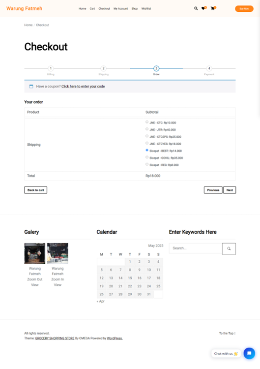 Sistem Multi-Step Checkout
